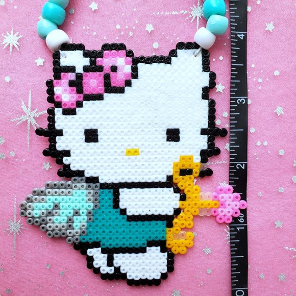 Hello Kitty Valentine's Day Cupid Kandi Necklace - Picture 3 of 3